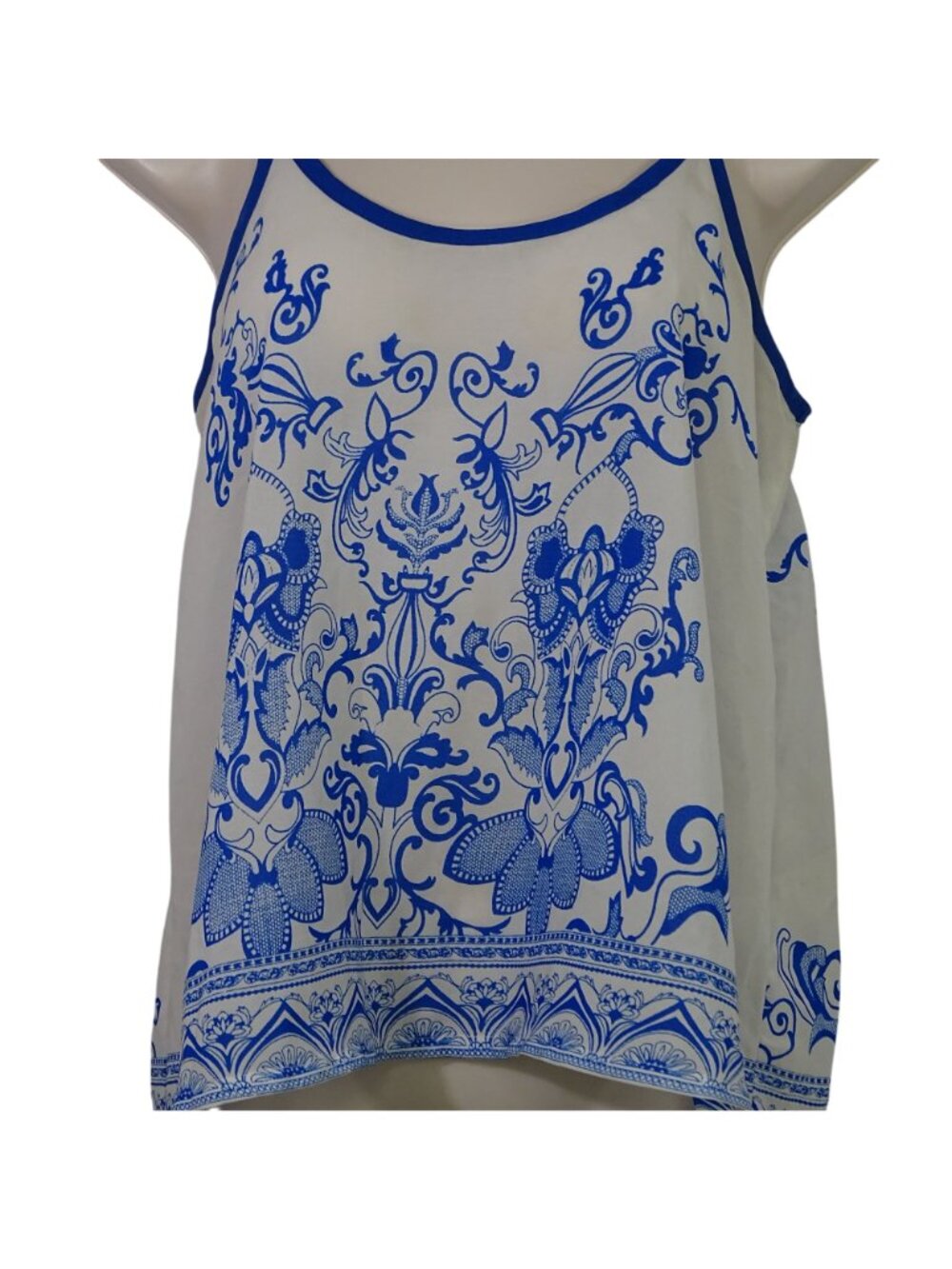 Between Me and You Blue Tank Top Cami Women Size S Festival Summer Vacation - Picture 2 of 8